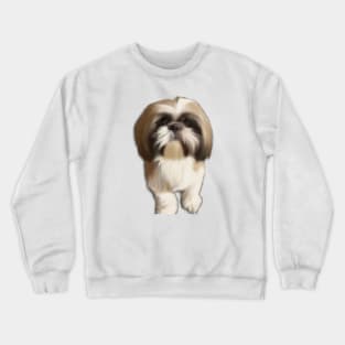 Cute Shih Tzu Drawing Crewneck Sweatshirt